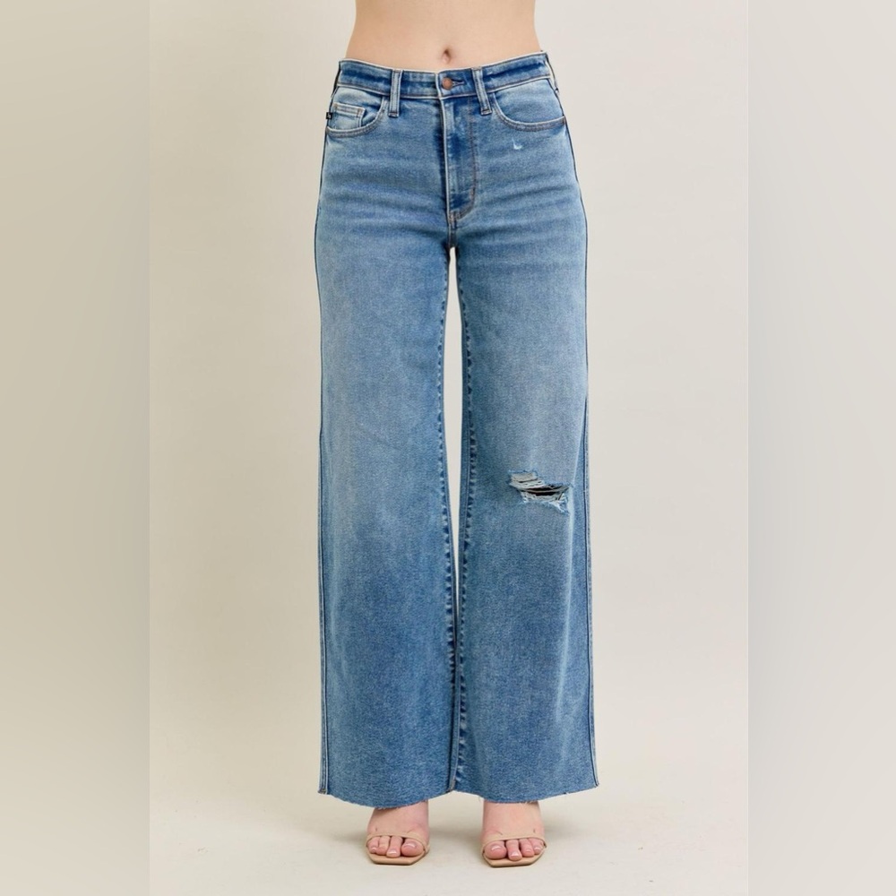 Judy Blue Light Blue Wide Leg Jeans